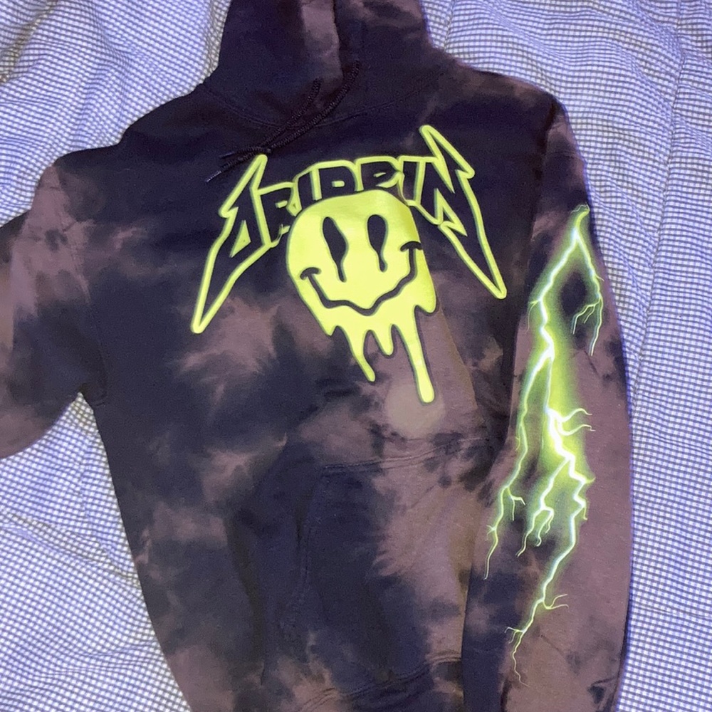 Gildan Black x brown tye